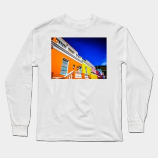 Colorful houses in Africa Long Sleeve T-Shirt